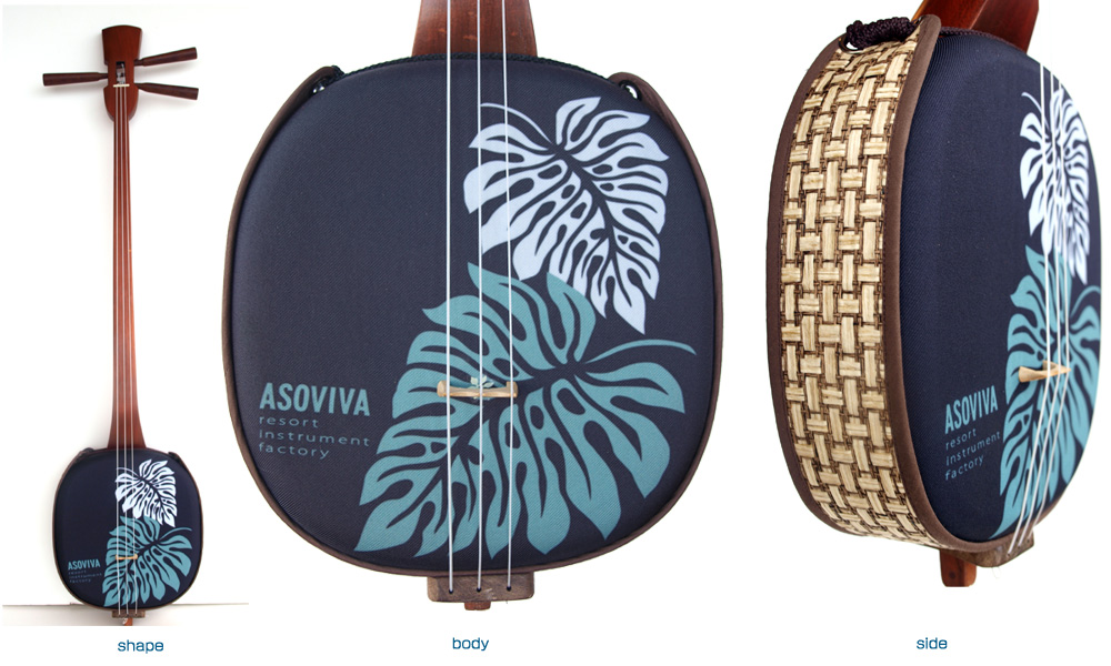 Asoviva 三線　美品　沖縄　鮮やかな装飾　アソビバ