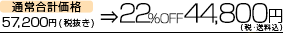 43,800円