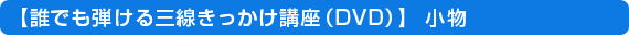 誰でも弾ける三線きっかけ講座DVD