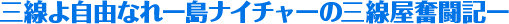 三線よ自由なれー島ナイチャーの三線屋奮闘記ー